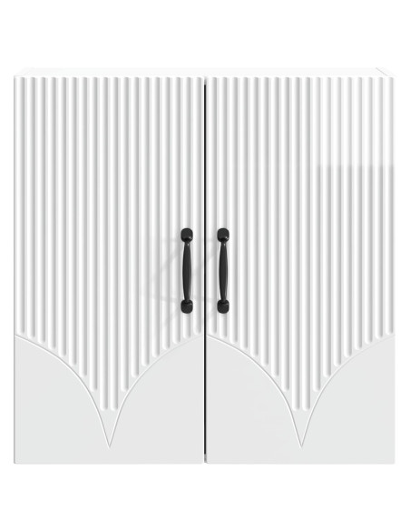 Mobiletto a muro Bianco Lucido 59 x 31 x 60 cm