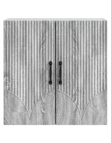 Mobiletto a muro Sonoma grigio 59 x 31 x 60 cm