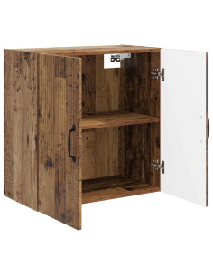 Mobiletto a muro Legno antico 59 x 31 x 60 cm 2
