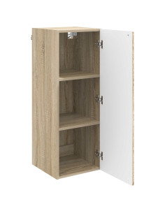 Mobiletto a muro Rovere Sonoma 33 x 34,5 x 90 cm 2