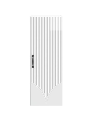 Mobiletto a muro Bianco Lucido 33 x 34,5 x 90 cm