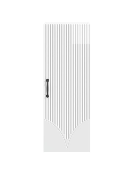 Mobiletto a muro Bianco Lucido 33 x 34,5 x 90 cm