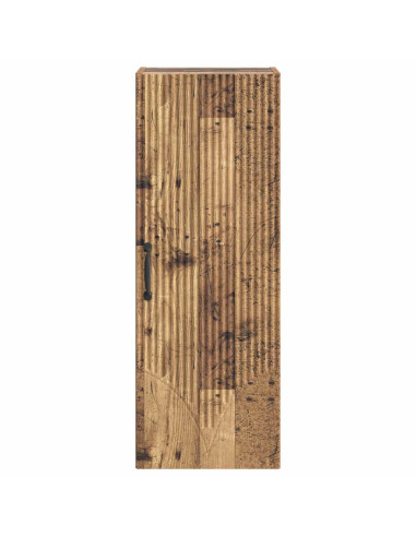 Mobiletto a muro Legno antico 33 x 34,5 x 90 cm
