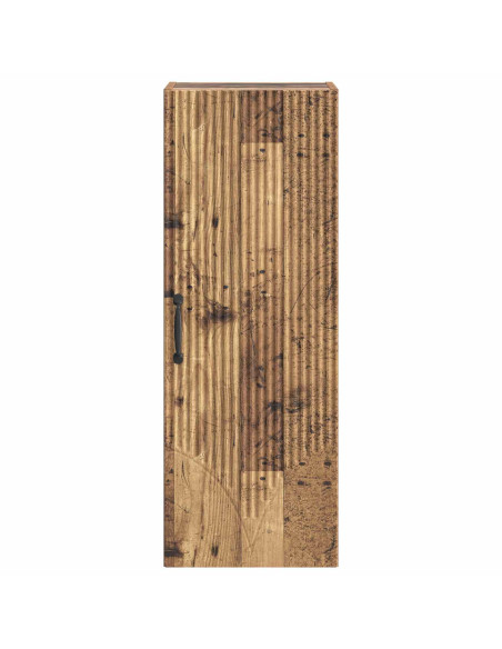 Mobiletto a muro Legno antico 33 x 34,5 x 90 cm
