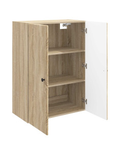 Mobiletto a muro Rovere Sonoma 66 x 34,5 x 90 cm 2