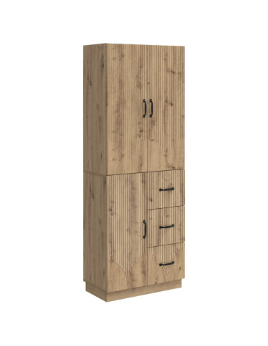 Set di armadi 2 pcs Rovere Artigianale Legno ingegnerizzato