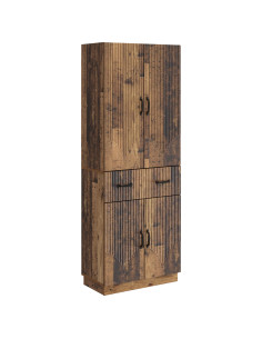Set di armadi 2 pcs Legno antico Legno ingegnerizzato