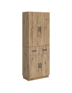 Set di armadi 2 pcs Rovere Artigianale Legno ingegnerizzato