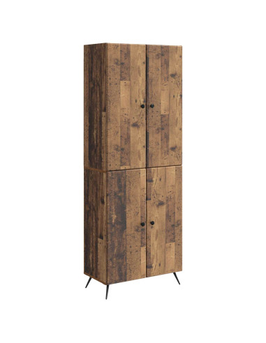 Set di armadi 2 pcs Legno antico Legno ingegnerizzato