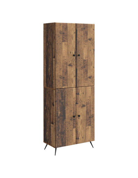 Set di armadi 2 pcs Legno antico Legno ingegnerizzato