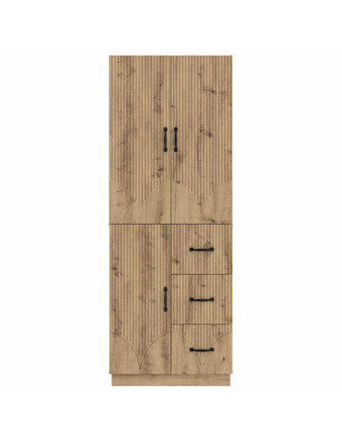 Set di armadi 2 pcs Rovere Artigianale Legno ingegnerizzato