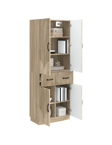 Set di armadi 2 pcs Rovere Sonoma Legno ingegnerizzato