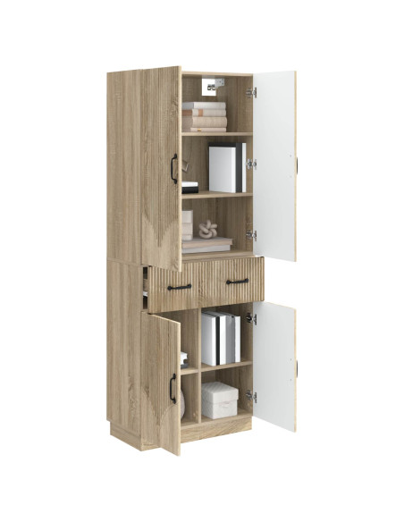 Set di armadi 2 pcs Rovere Sonoma Legno ingegnerizzato