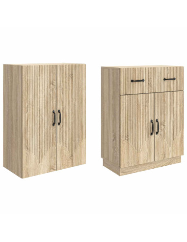 Set di armadi 2 pcs Rovere Sonoma Legno ingegnerizzato