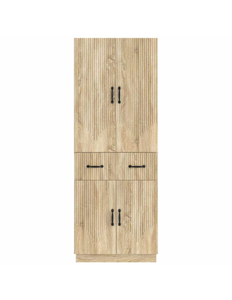 Set di armadi 2 pcs Rovere Sonoma Legno ingegnerizzato