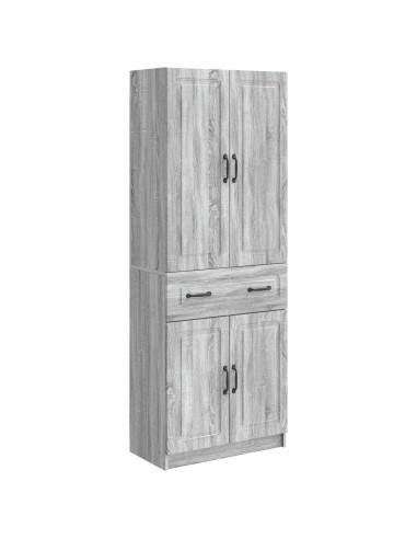 Set di armadi 2 pcs Sonoma grigio Legno ingegnerizzato
