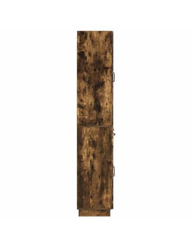 Set di armadi 2 pcs Rovere Fumo Legno ingegnerizzato