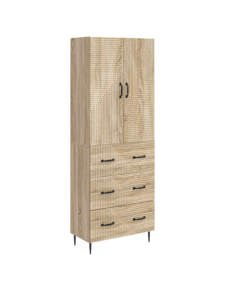 Set di armadi 2 pcs Rovere Sonoma 66 x 34,5 x 90 cm