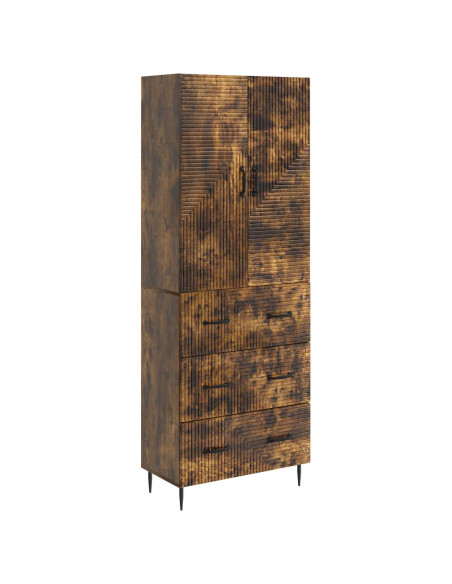 Set di armadi 2 pcs Rovere Fumo 66 x 34,5 x 90 cm