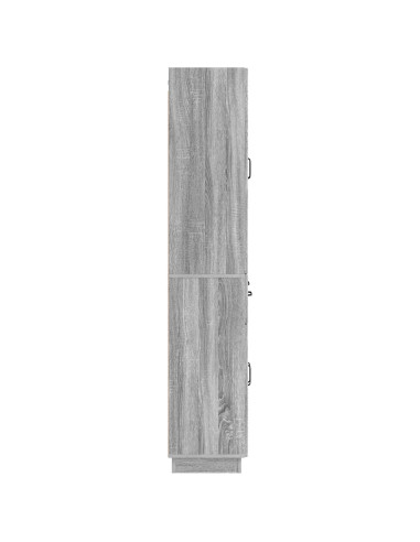 Set di armadi 2 pcs Sonoma grigio Legno ingegnerizzato