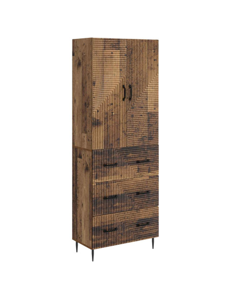 Set di armadi 2 pcs Legno antico 66 x 34,5 x 90 cm