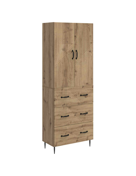 Set di armadi 2 pcs Rovere Artigianale 66 x 34,5 x 90 cm