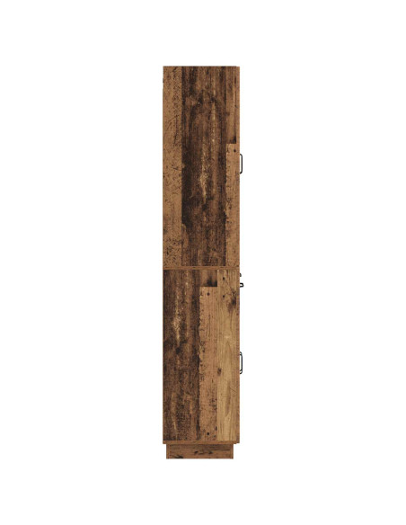 Set di armadi 2 pcs Legno antico Legno ingegnerizzato