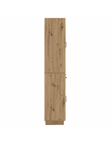 Set di armadi 2 pcs Rovere Artigianale Legno ingegnerizzato