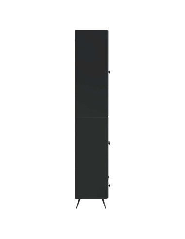 Set di armadi 2 pcs Nero Legno ingegnerizzato