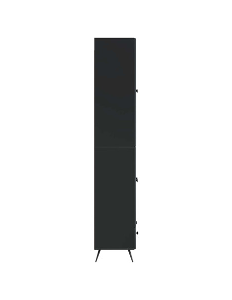 Set di armadi 2 pcs Nero Legno ingegnerizzato