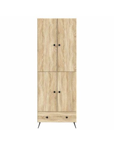Set di armadi 2 pcs Rovere Sonoma Legno ingegnerizzato