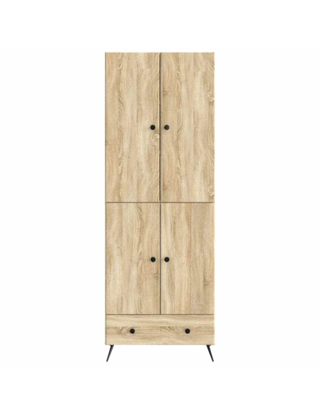 Set di armadi 2 pcs Rovere Sonoma Legno ingegnerizzato