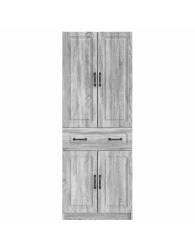 Set di armadi 2 pcs Sonoma grigio Legno ingegnerizzato