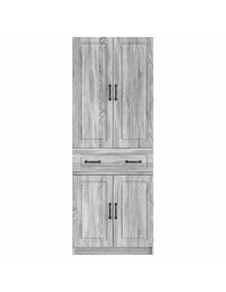 Set di armadi 2 pcs Sonoma grigio Legno ingegnerizzato