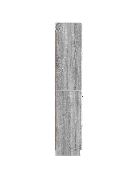 Set di armadi 2 pcs Sonoma grigio Legno ingegnerizzato