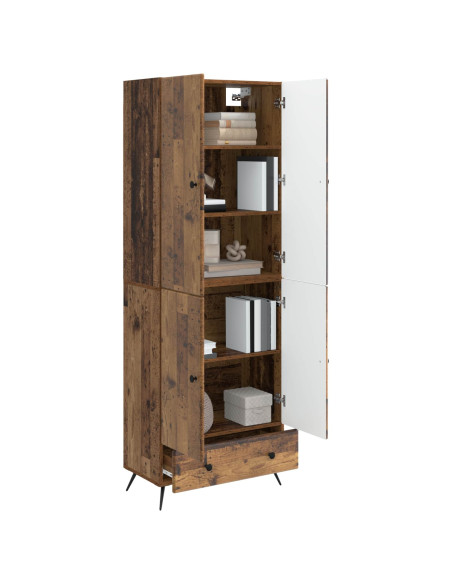 Set di armadi 2 pcs Legno antico Legno ingegnerizzato