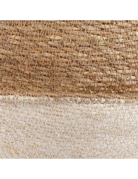 Vaso da fiori con manici 2 pcs Bianco Ø 45 x 36 cm