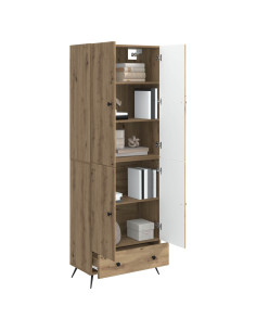Set di armadi 2 pcs Rovere Artigianale Legno ingegnerizzato 2