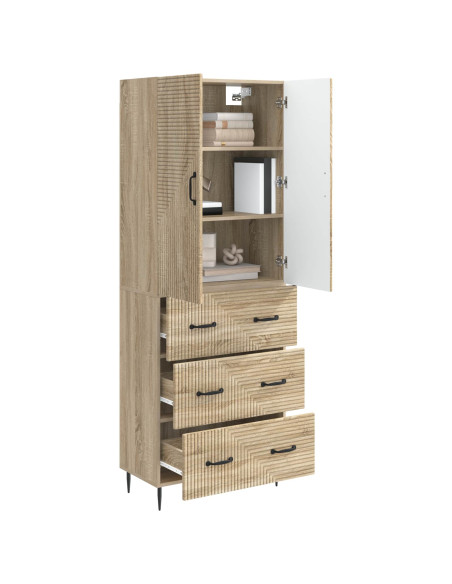Set di armadi 2 pcs Rovere Sonoma 66 x 34,5 x 90 cm