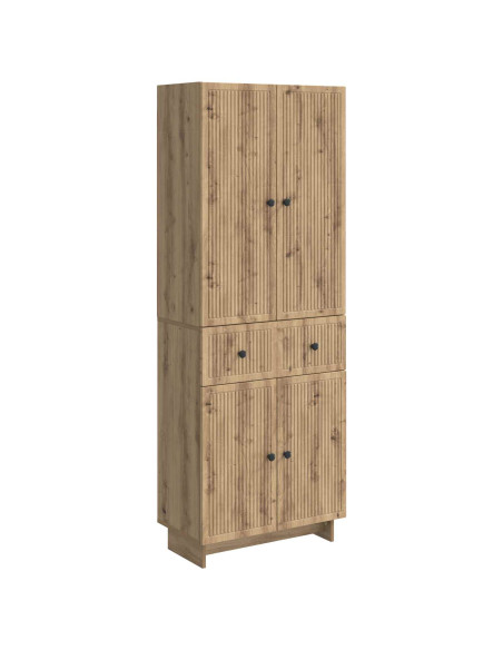 Set di armadi 2 pcs 66 x 34,5 x 90 cm Legno ingegnerizzato