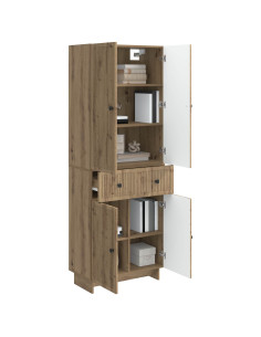 Set di armadi 2 pcs 66 x 34,5 x 90 cm Legno ingegnerizzato 2