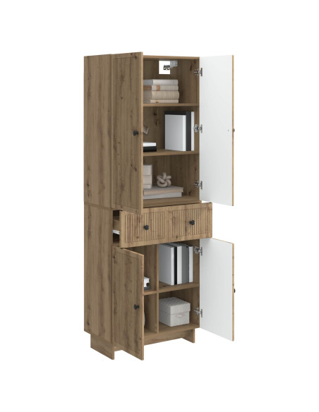 Set di armadi 2 pcs 66 x 34,5 x 90 cm Legno ingegnerizzato