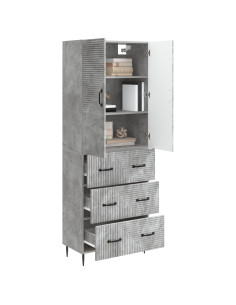 Set di armadi 2 pcs Grigio Cemento 66 x 34,5 x 90 cm 2