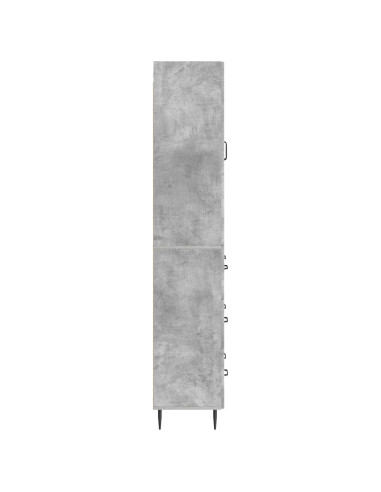 Set di armadi 2 pcs Grigio Cemento 66 x 34,5 x 90 cm