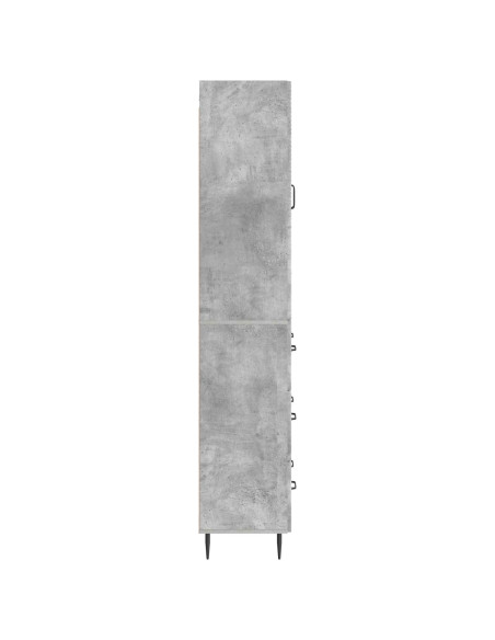Set di armadi 2 pcs Grigio Cemento 66 x 34,5 x 90 cm