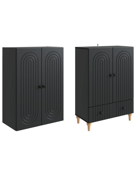 Set di armadi 2 pcs 66 x 34,5 x 95 cm Legno ingegnerizzato