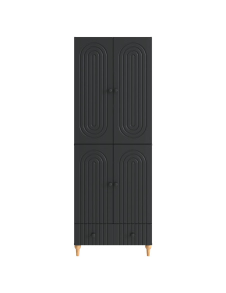 Set di armadi 2 pcs 66 x 34,5 x 95 cm Legno ingegnerizzato