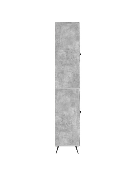 Set di armadi 2 pcs Grigio Cemento Legno ingegnerizzato