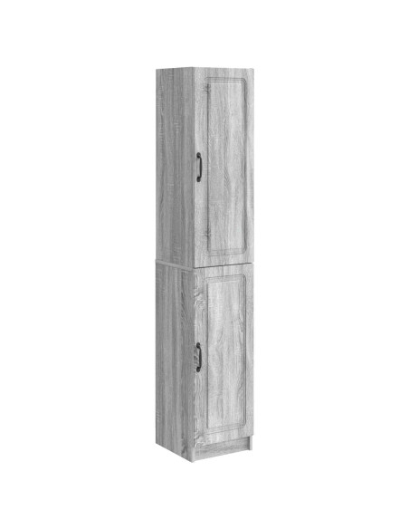Set di armadi 2 pcs Sonoma grigio Legno ingegnerizzato