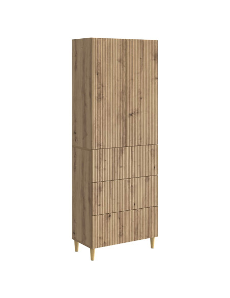 Set di armadi 2 pcs 66 x 34,5 x 90 cm Legno ingegnerizzato